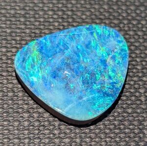 Vibrant Blue Opal Gemstone